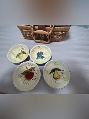 Baum Bros Style-eyes Fruit Motif Dipping Bowls